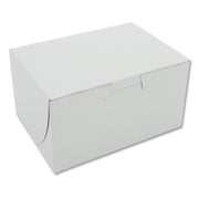 White One-Piece Non-Window Bakery Boxes, 4 x 2 x 5.5, White, Paper, 250/Carton