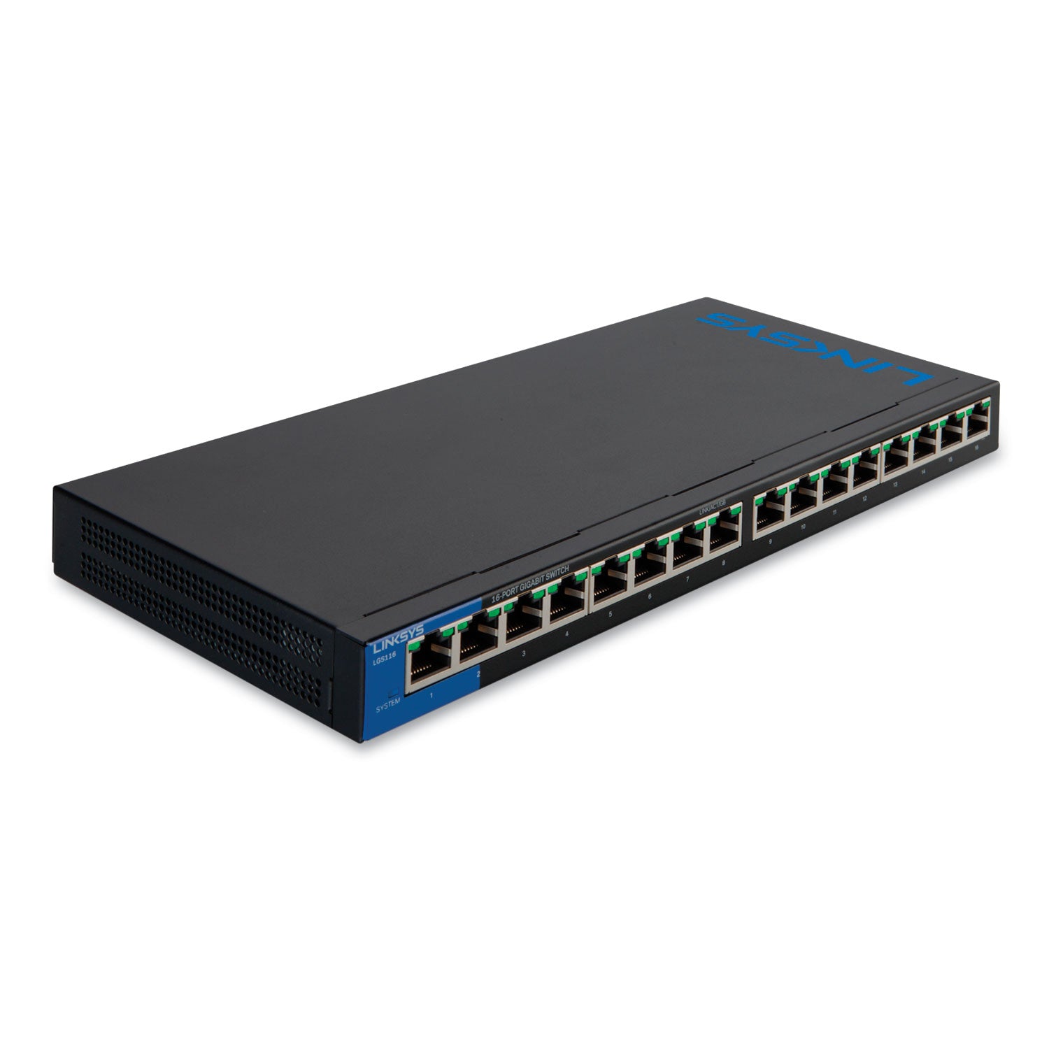 16 Ports - Gigabit Ethernet - 10/100/1000Base-T - 2 Layer Supported - 13.41 W Power Consumption - 80 W PoE Budget - Twisted Pair - PoE Ports - Black - Wall Mountable, Desktop