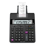 Dual Color Print - Black/Red Print - 2 lps - Two-color Printing, Large Display, Dual Power - 12 Digits - AC Adapter Powered - 4 x AA - 2.6" Height x 7.7" Width x 12.3" Depth - Black - Desktop - 1 Each