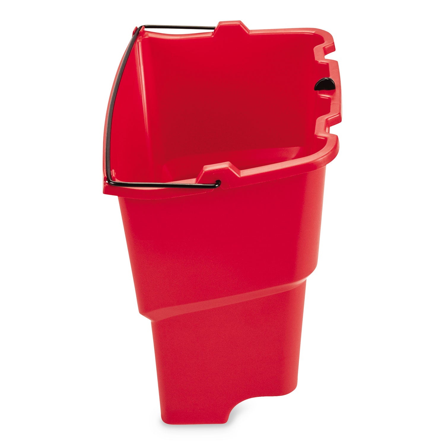 Rubbermaid Commercial WaveBrake 18 QT Dirty Water Bucket - 4.50 gal - 14" x 9.8" - Plastic - Red - 1 Each