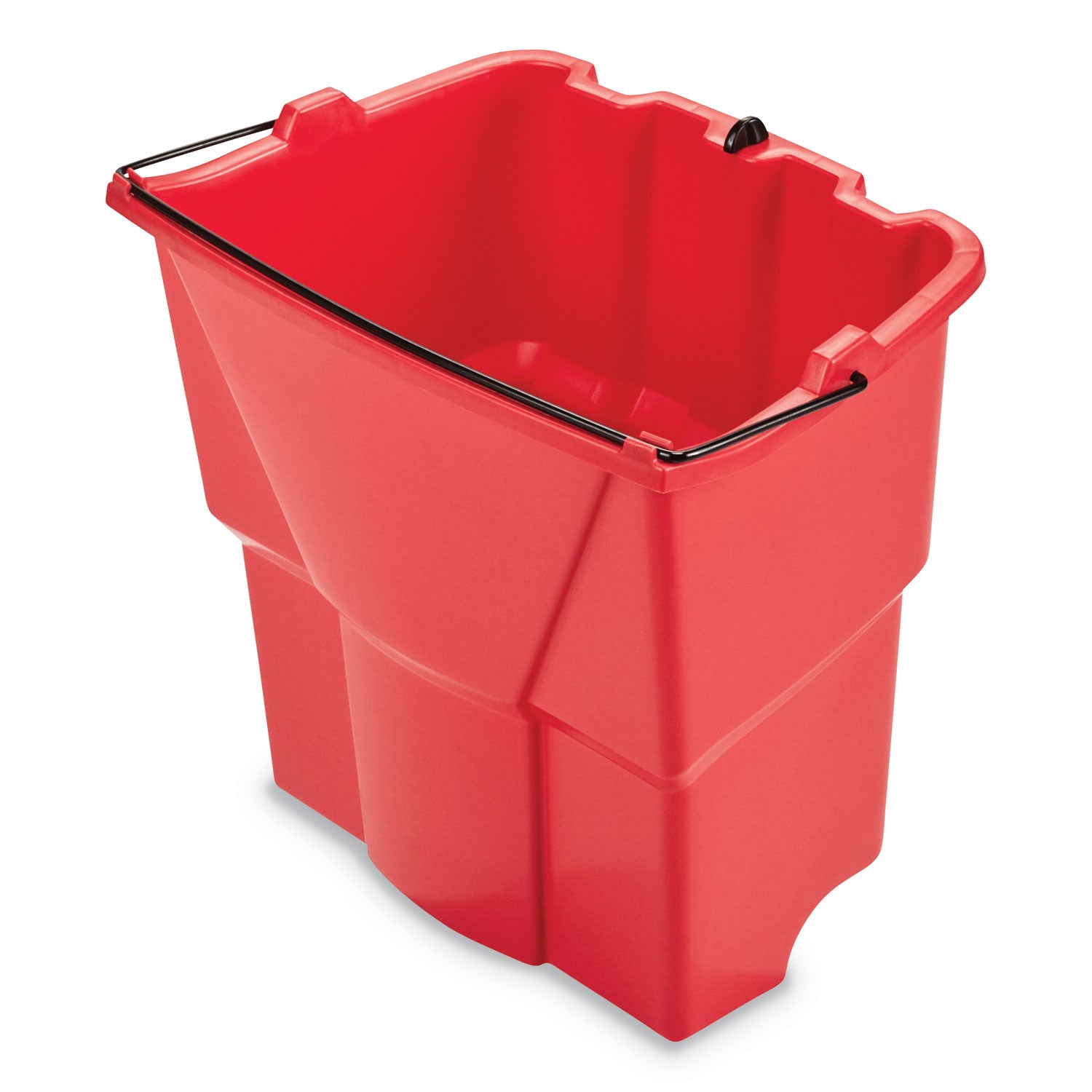 Rubbermaid Commercial WaveBrake 18 QT Dirty Water Bucket - 4.50 gal - 14" x 9.8" - Plastic - Red - 1 Each