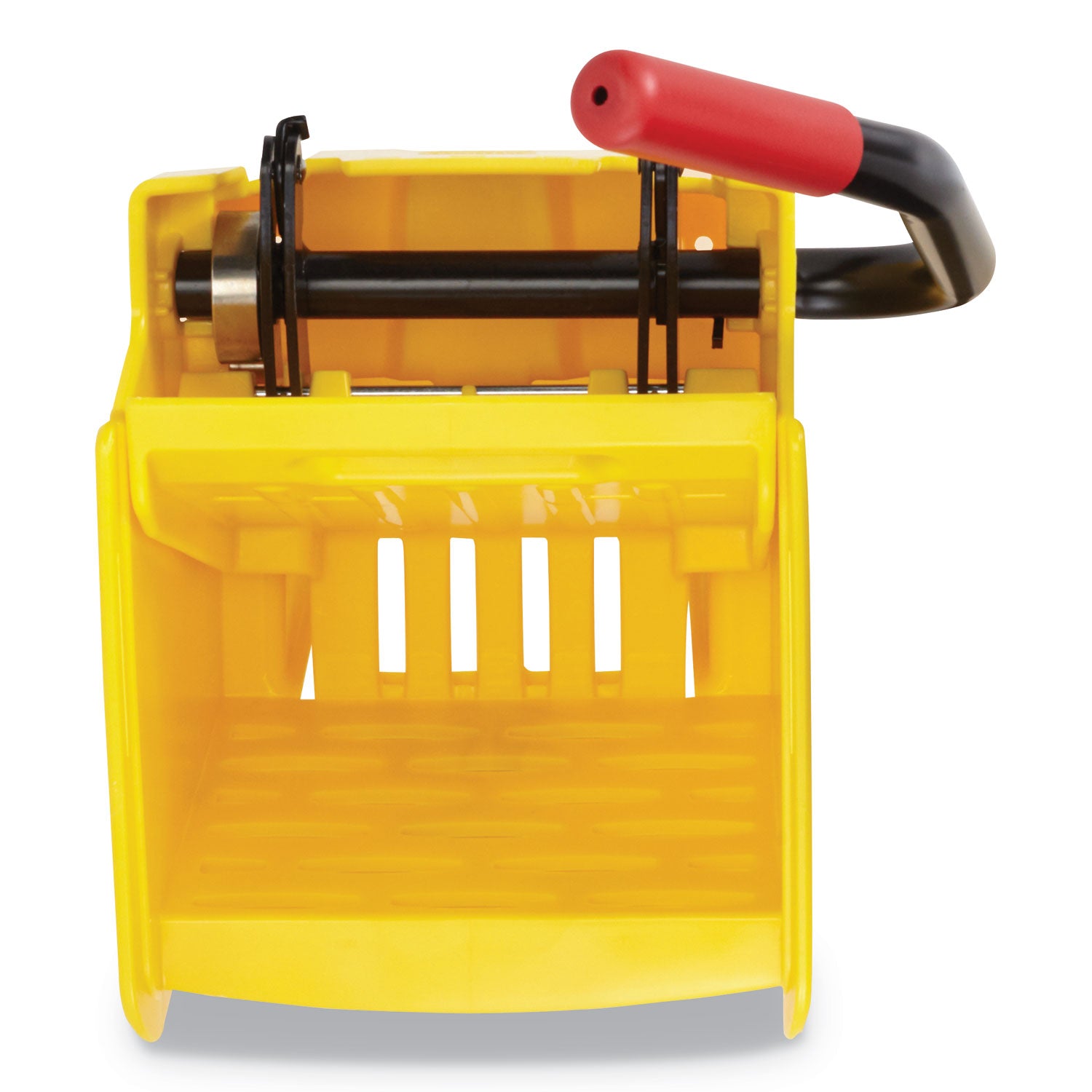 Rubbermaid Commercial WaveBrake Side Press Wringer - 8.75 gal - 31.1" x 13.4" x 15.8" - Plastic, Steel - Yellow - 1 Each
