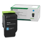 Lexmark Unison Original Standard Yield Laser Toner Cartridge - Cyan - 1 Each - 1400 Pages