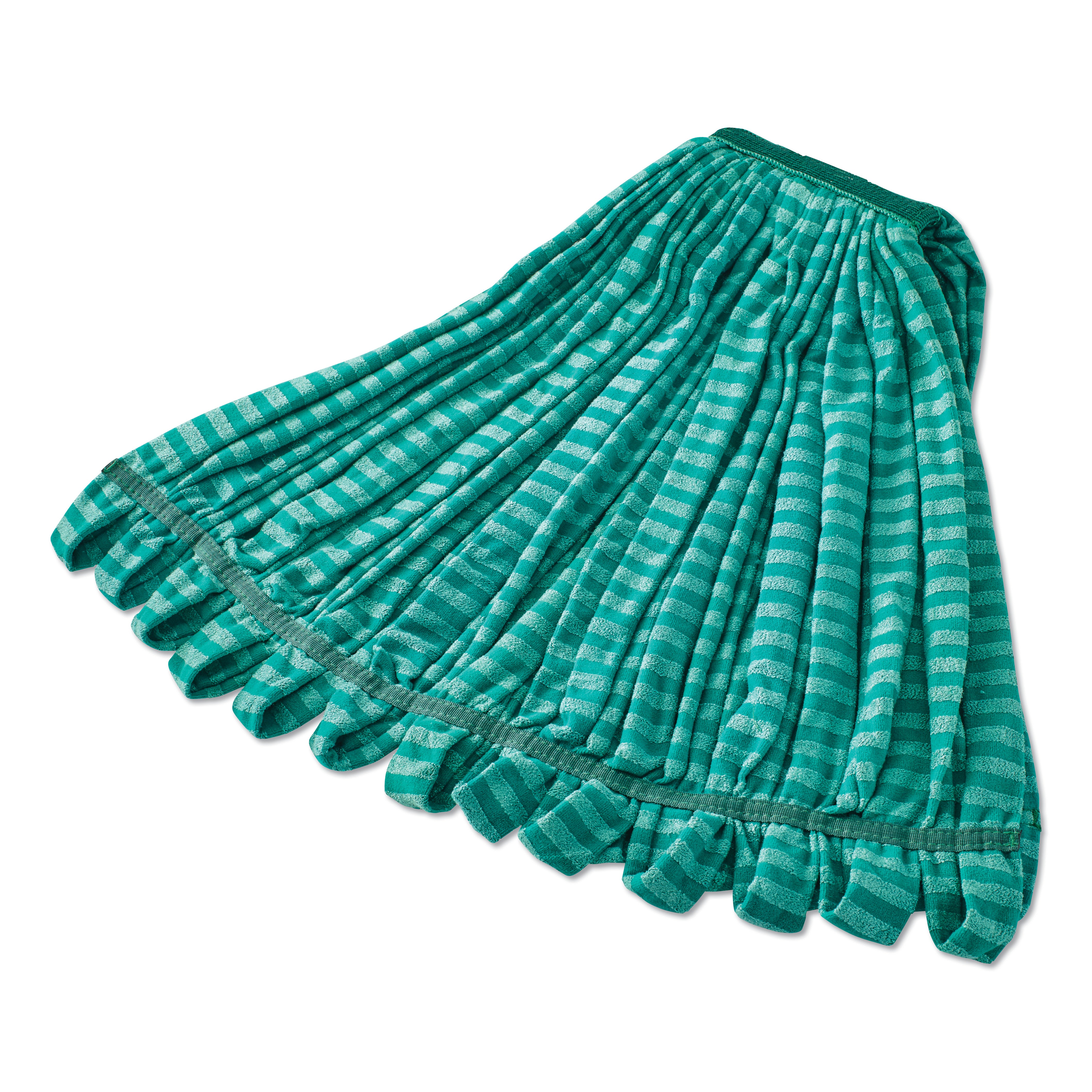 Microfiber Tube Wet Mop, Microfiber, 1" Headband, Green