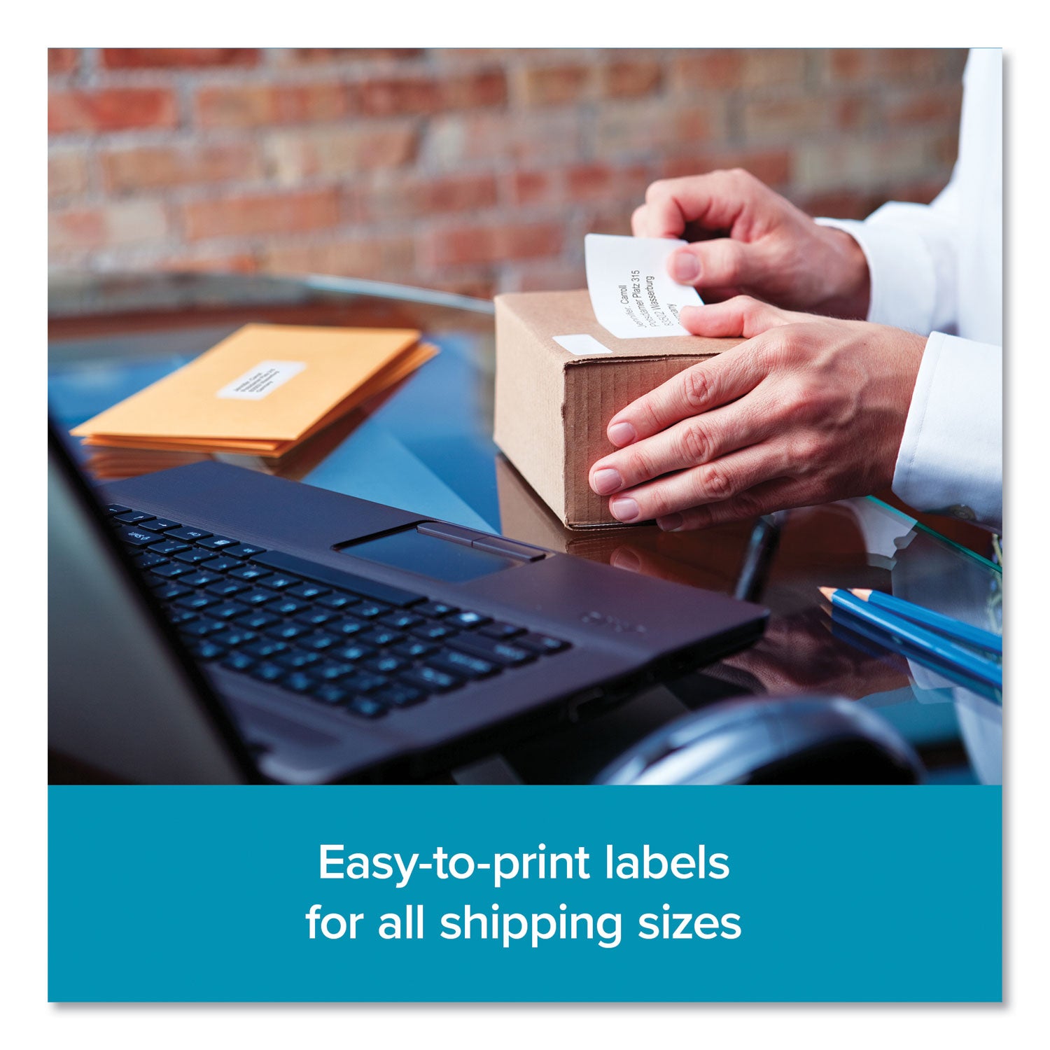 Dymo LabelWriter Labels - 2 1/4" Height x 4" Width - Rectangle - Direct Thermal - White - Durable, Adhesive, Strong - 300 / Roll - 1 Pack