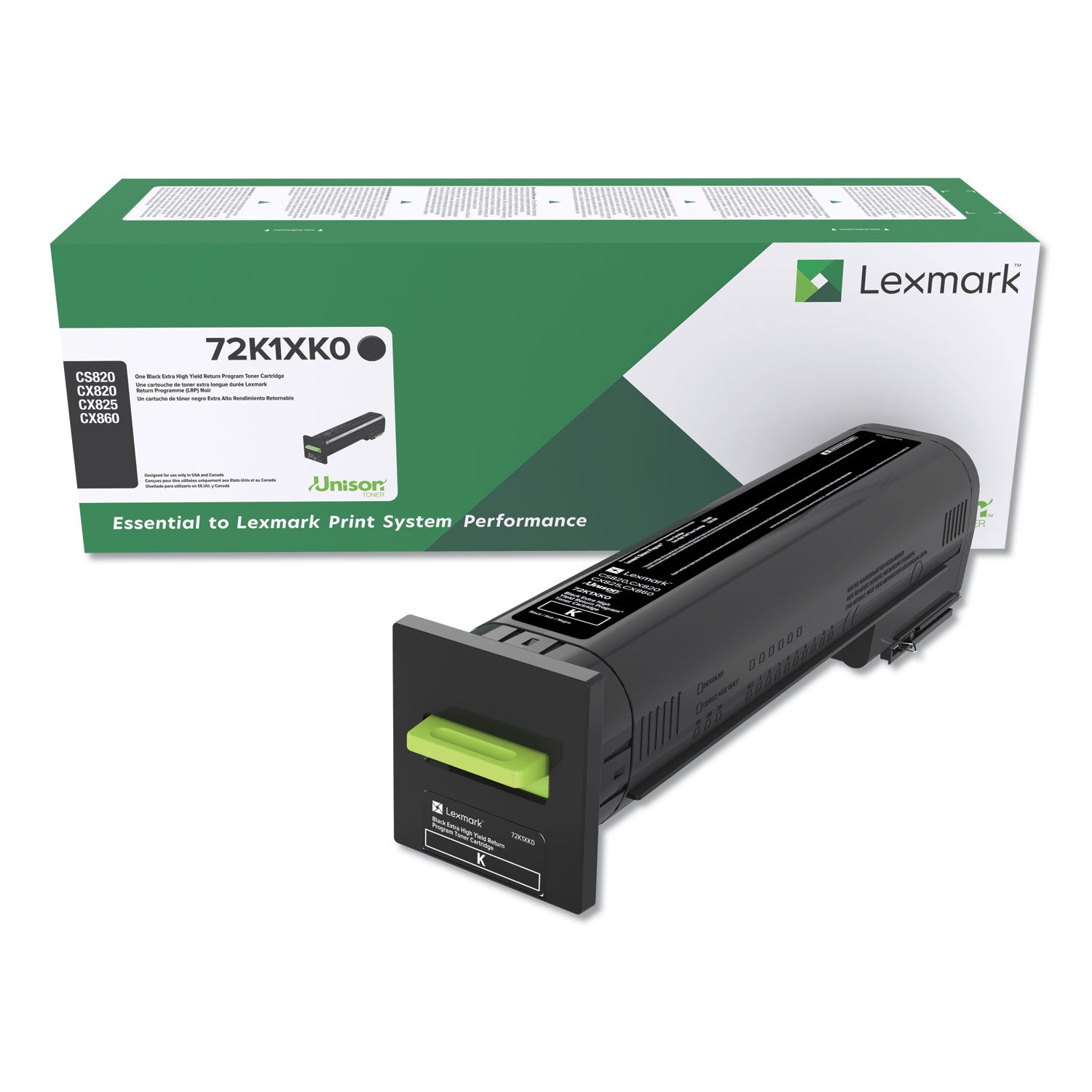 Lexmark Unison Original High Yield Black Laser Toner Cartridge, 33,000 Page Yield, 1 Each