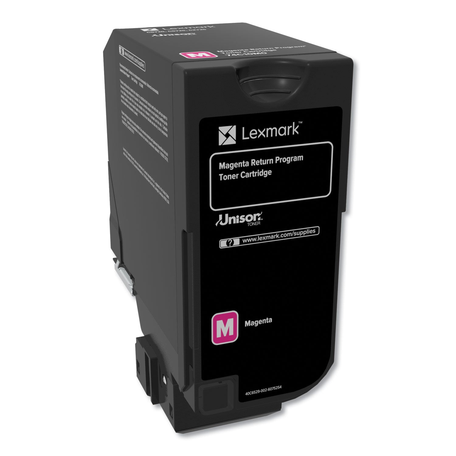 Lexmark Unison Original Standard Yield Laser Toner Cartridge, Magenta, 1 Each, 3000 Page Yield