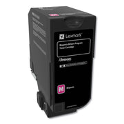 Lexmark Unison Original Standard Yield Laser Toner Cartridge, Magenta, 1 Each, 3000 Page Yield