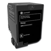 Lexmark Unison Original High Yield Laser Toner Cartridge, Black, 1 Each, 25,000 Page Yield