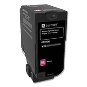 Lexmark Unison High Yield Magenta Laser Toner Cartridge, 1 Each, 16,000 Page Yield