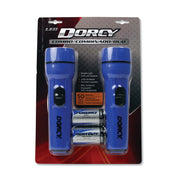 LED - 1 x D - Battery - Plastic - Weather Resistant - Blue - 1 Pack