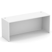 OfficeSource Laminate 71"W Credenza Shell - White