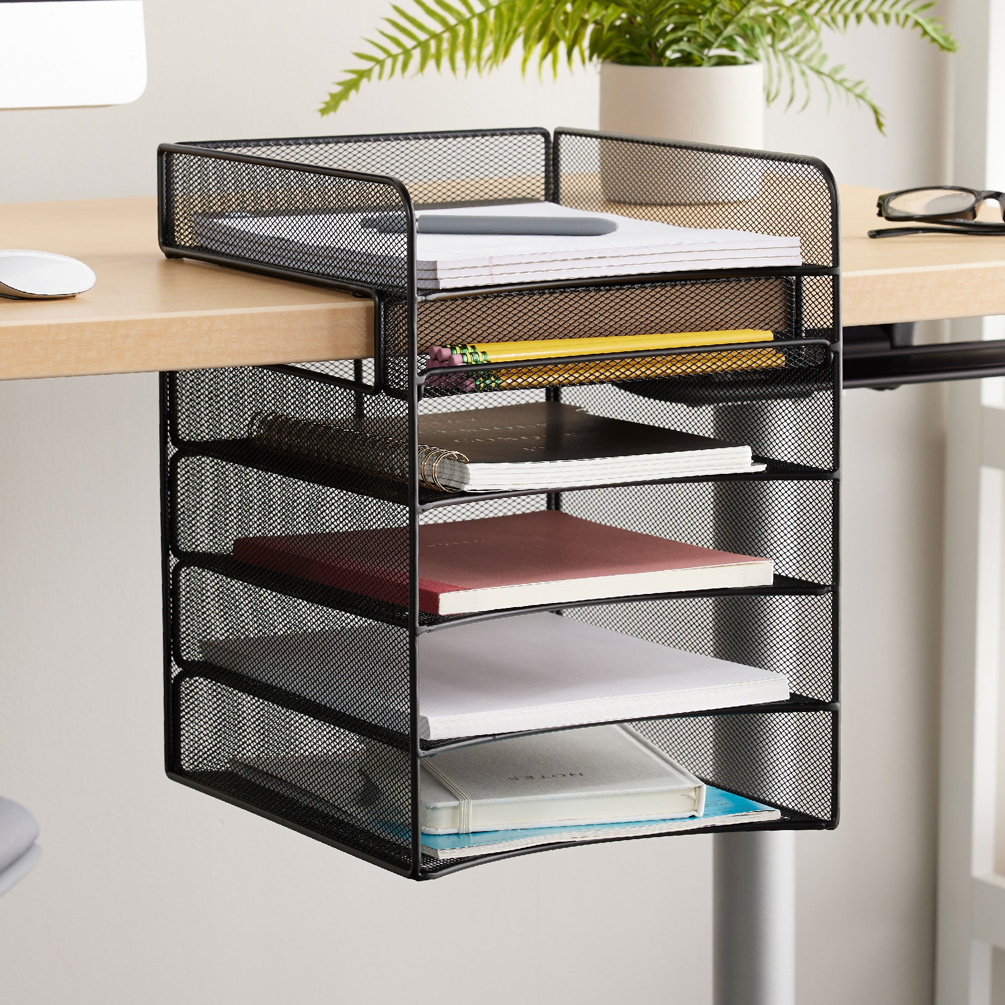 Onyx Hanging Desk Horiz Storag