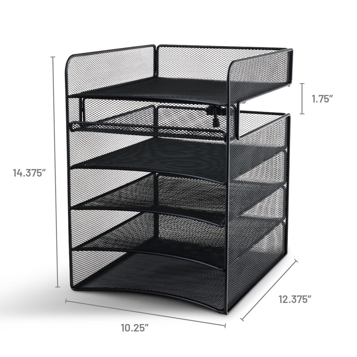Onyx Hanging Desk Horiz Storag
