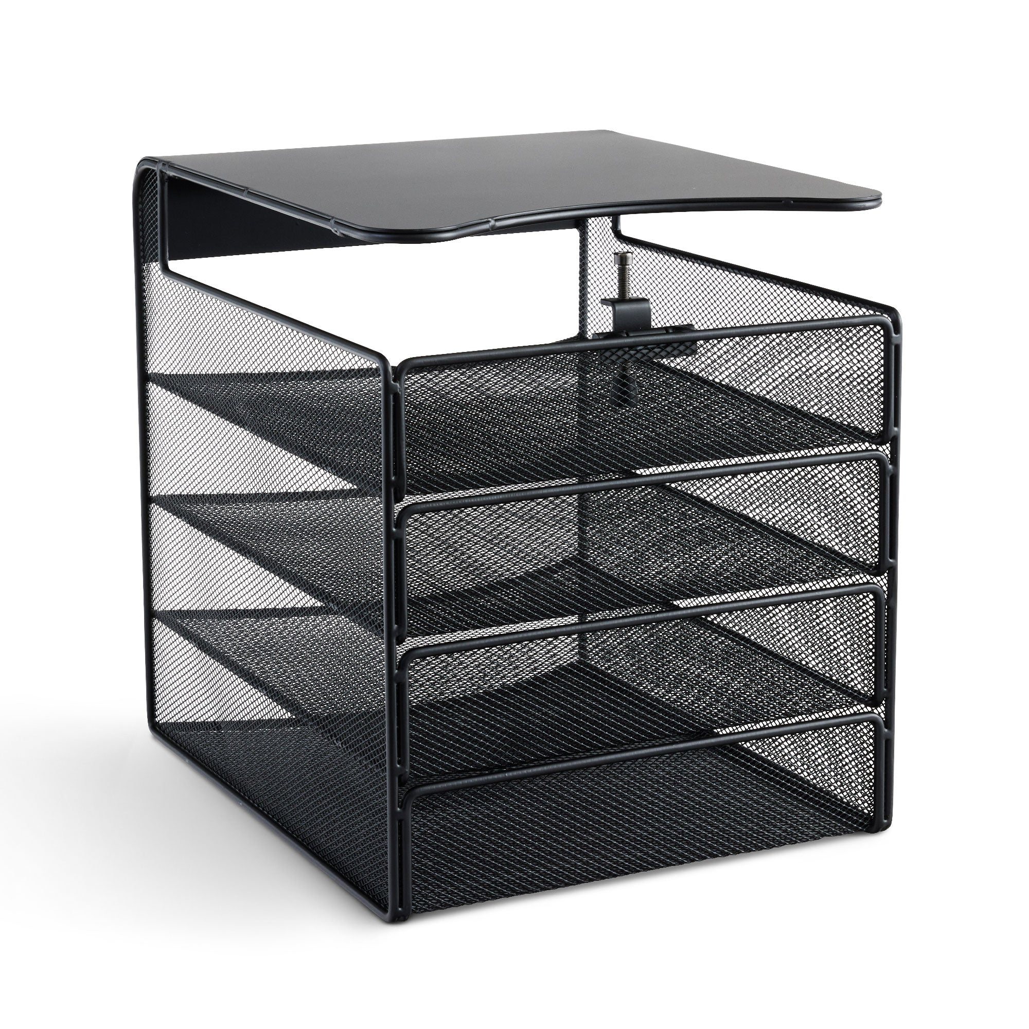 Solid Top Hang Dsk Horz Blk