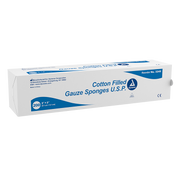 Cotton Filled Gauze Sponge U.S.P., 2" x 2" - 200 pcs per Box/25 Boxes per Case