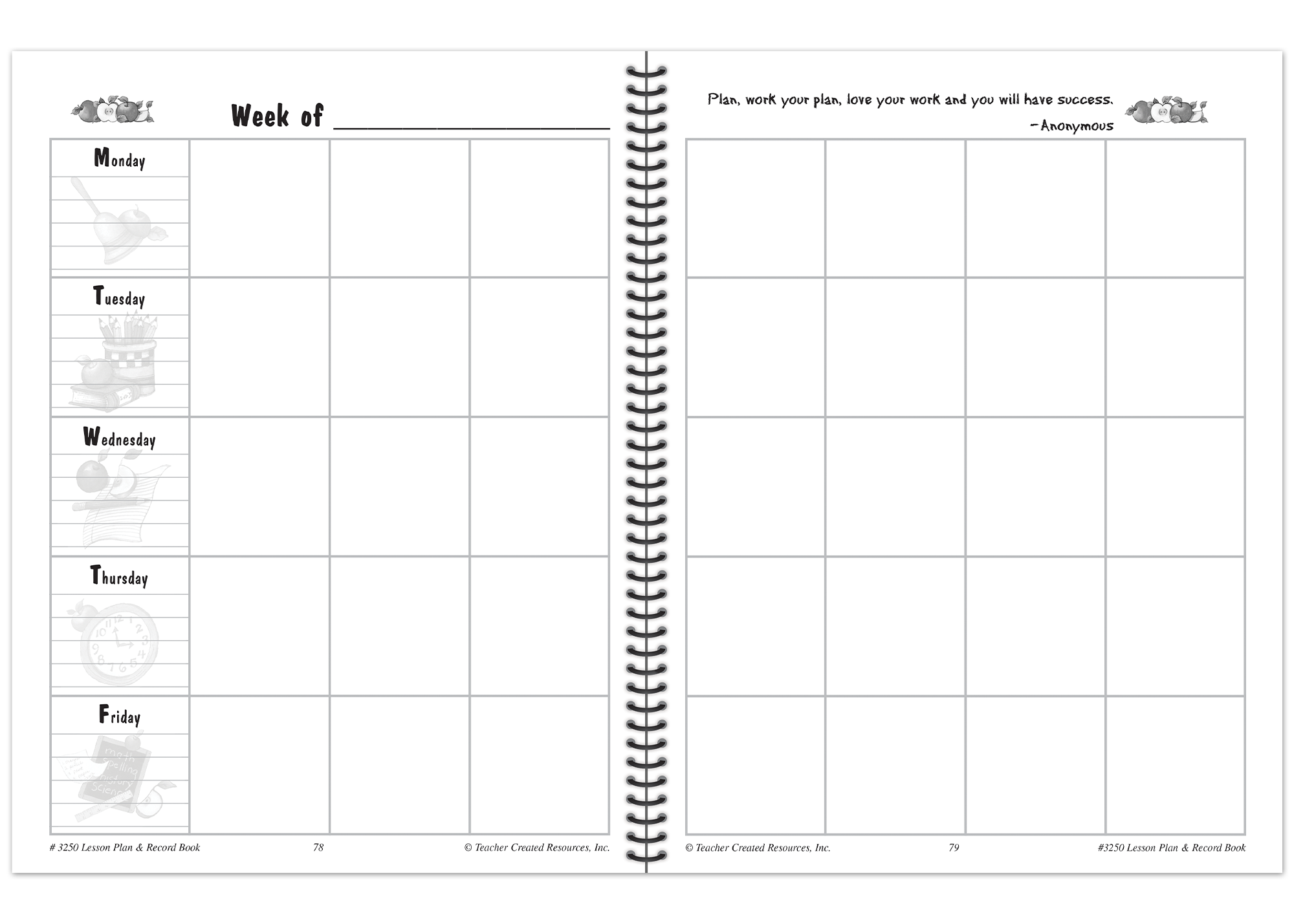 Lesson Plan & Record Book from Susan Winget