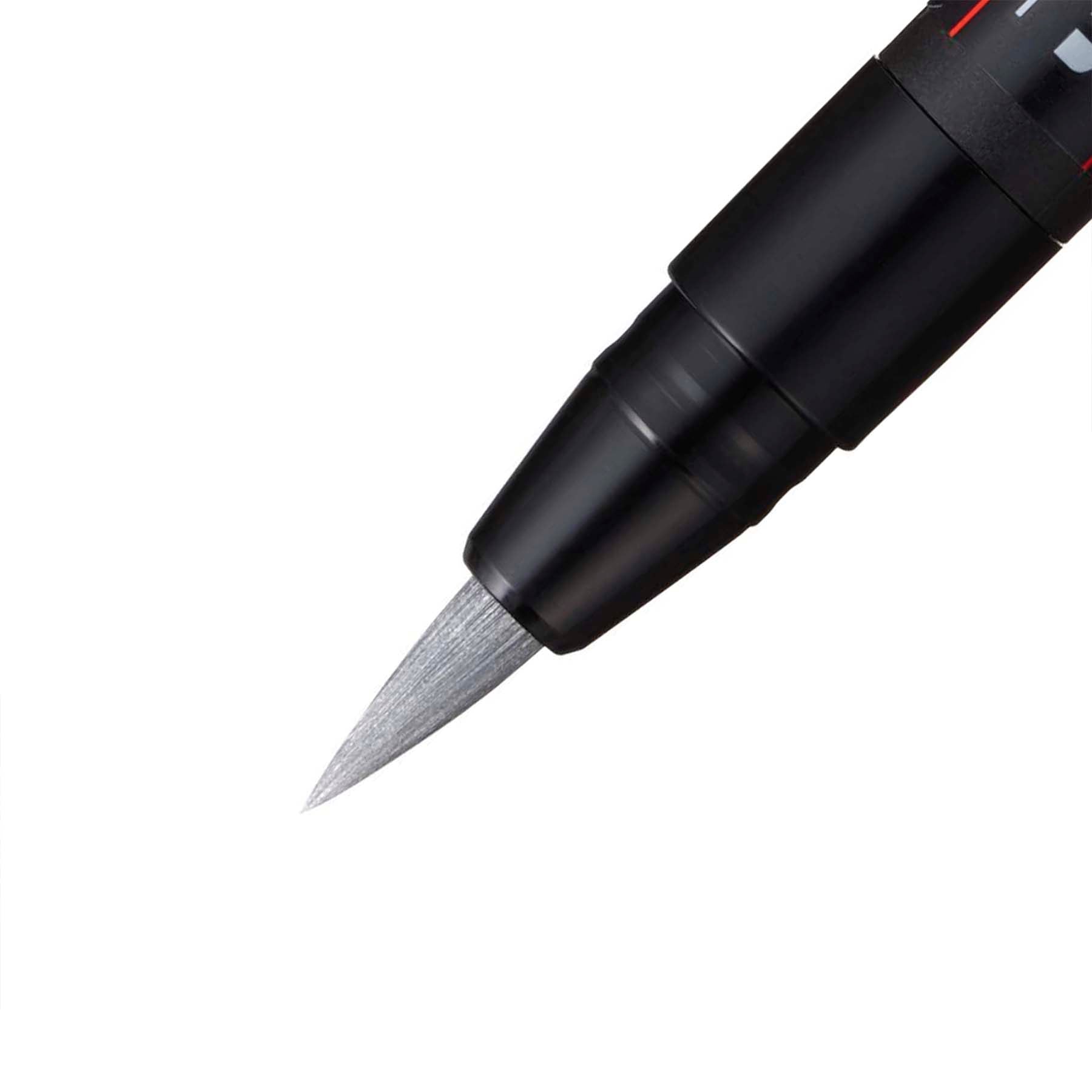 uni® POSCA PCF-350 Water-Based Paint Markers, Brush Tip (1-10mm), Silver