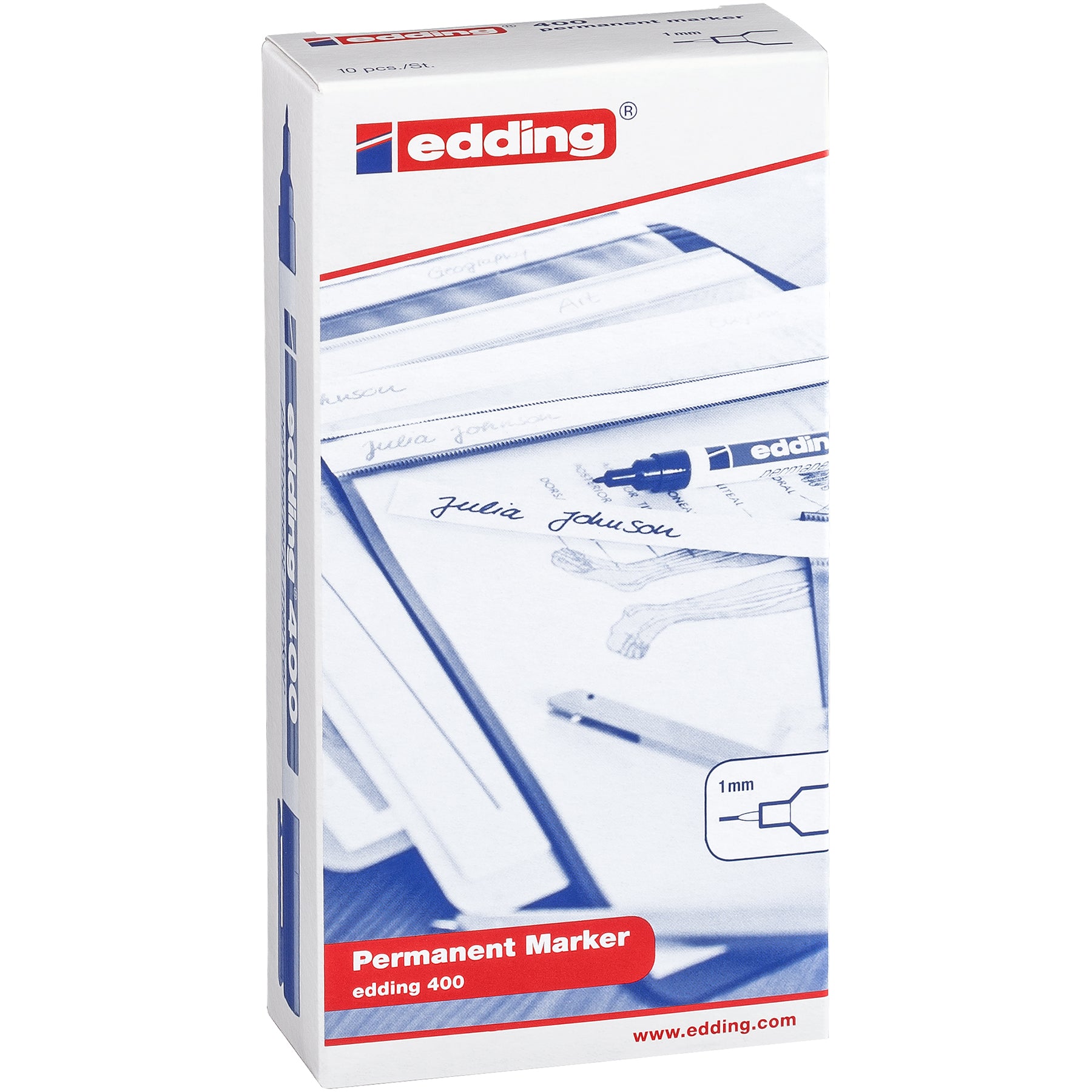 edding 400 Permanent Marker - Set of 10 - Assorted