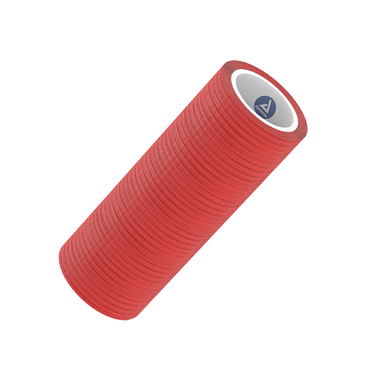 Sensi Wrap, Self-Adherent, 4" x 5 yd Red - 18 pcs per Case