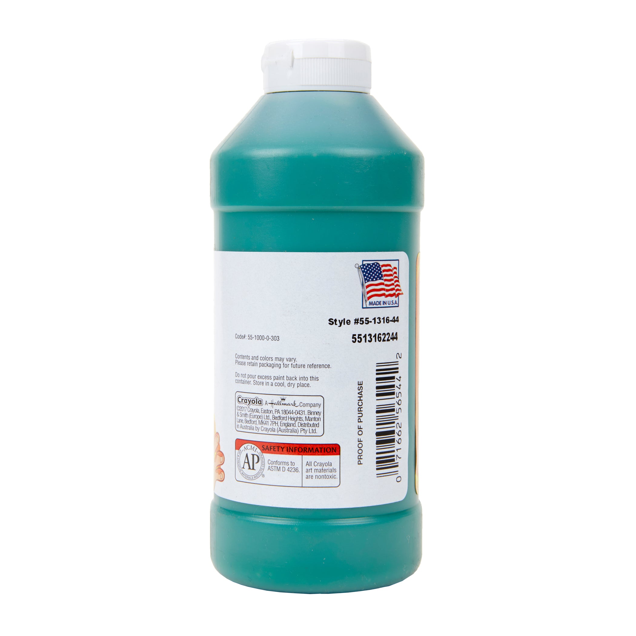 Washable Finger Paint, Green, 16 oz