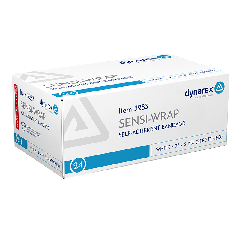 Sensi Wrap, Self-Adherent, 3" x 5 yd White - 24 pcs per Case