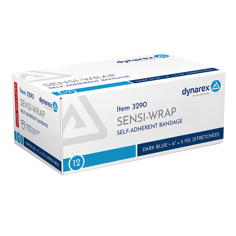 Sensi Wrap, Self-Adherent, 6" x 5 yd Dark Blue - 12 pcs per Case