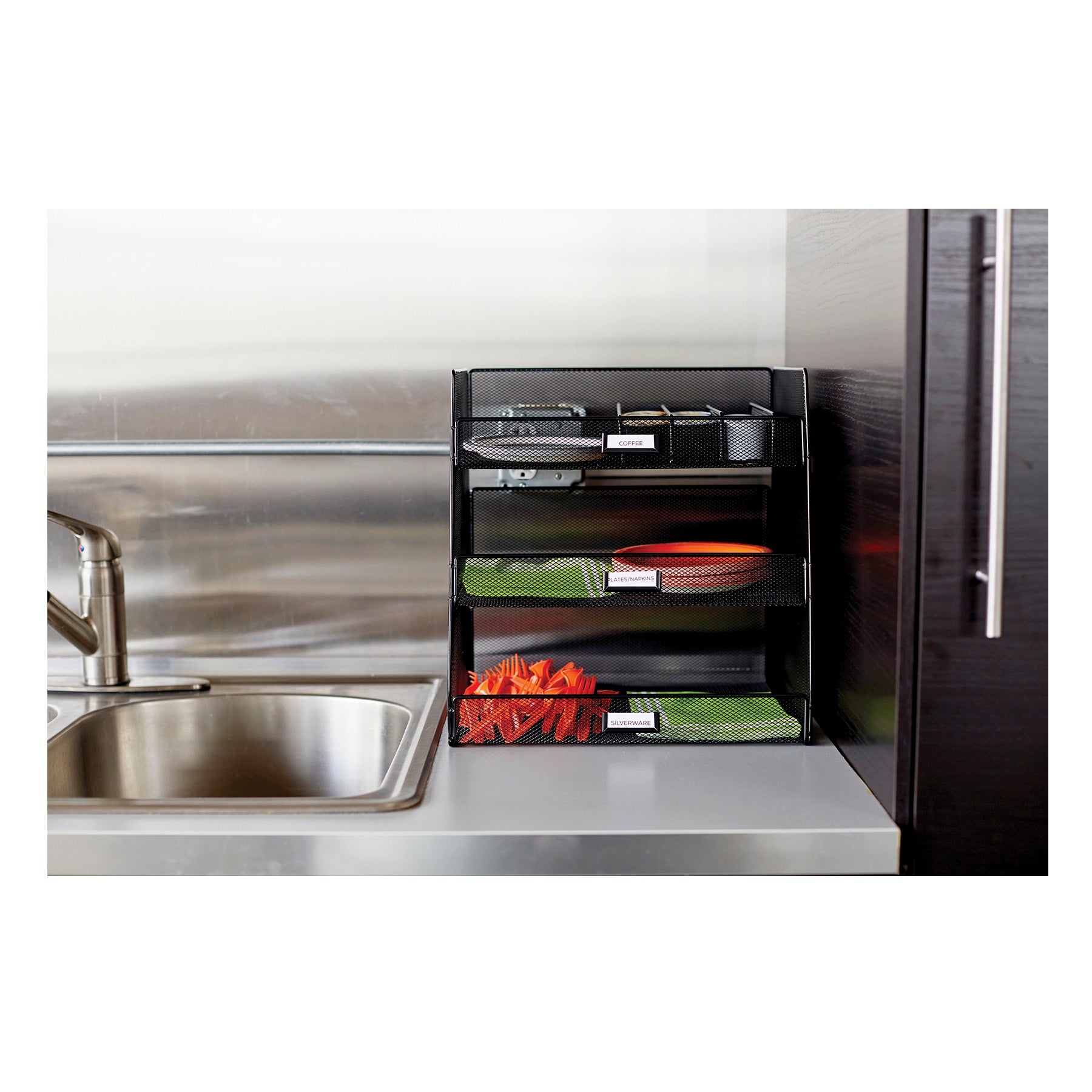Onyx Break Room Organizer