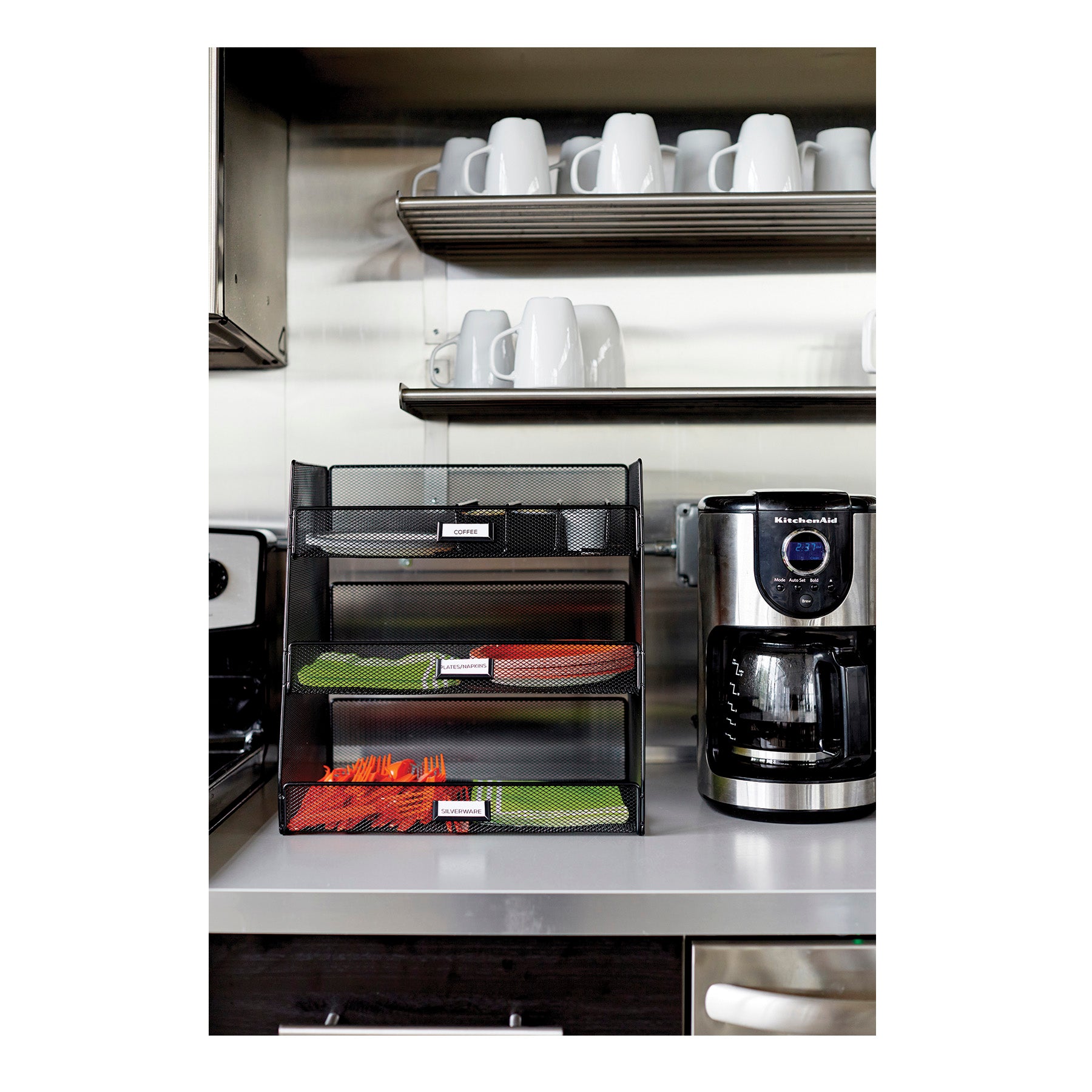 Onyx Break Room Organizer