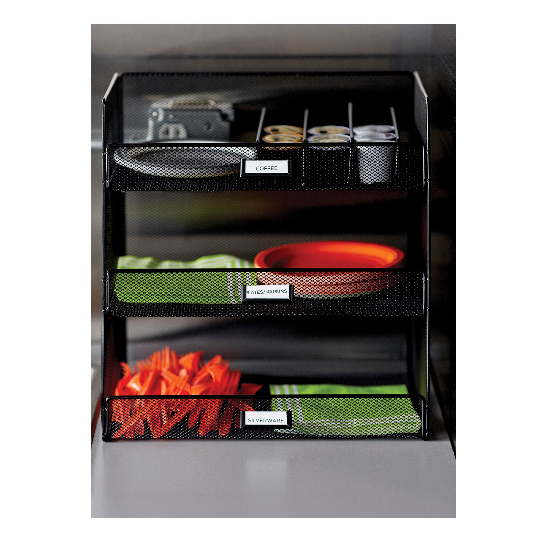 Onyx Break Room Organizer