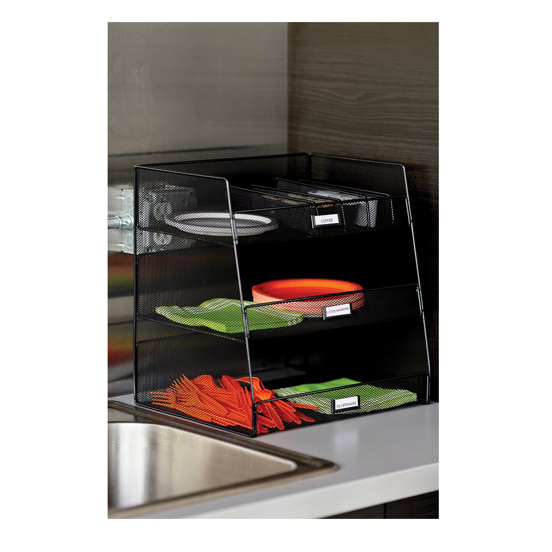 Onyx Break Room Organizer