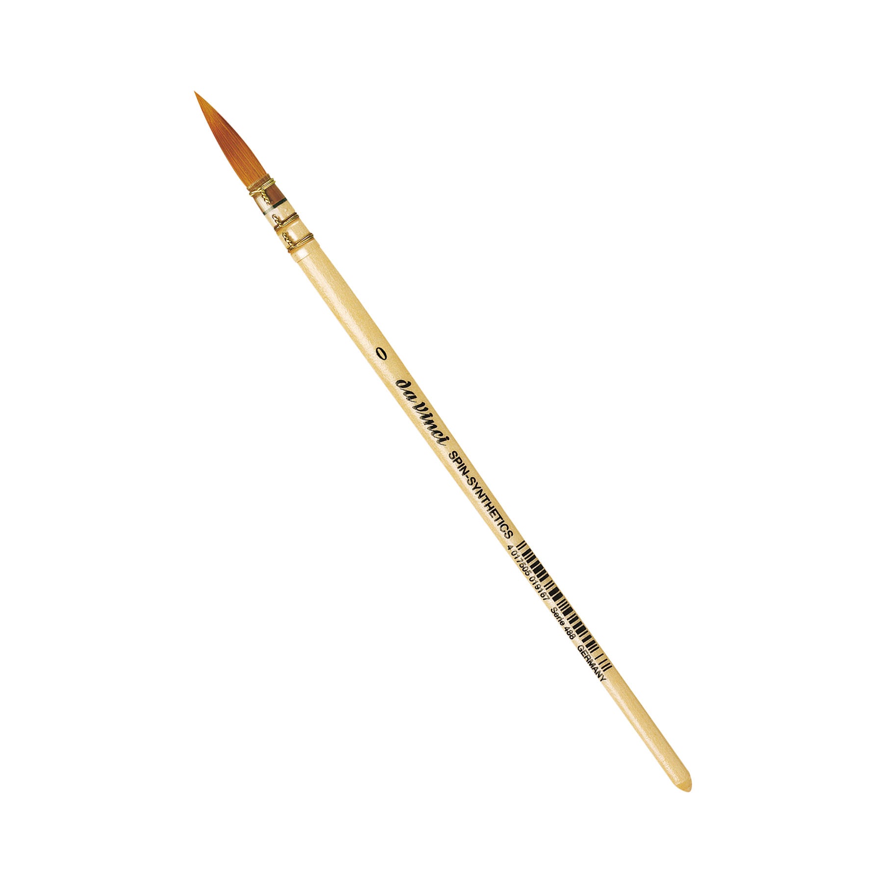 COSMOTOP-SPIN Quill Brush, Synthetic, Watercolor & Indian Ink, Round, Series 488, Size 0