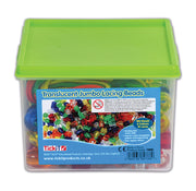 Translucent Jumbo Lacing Beads - Set of 192