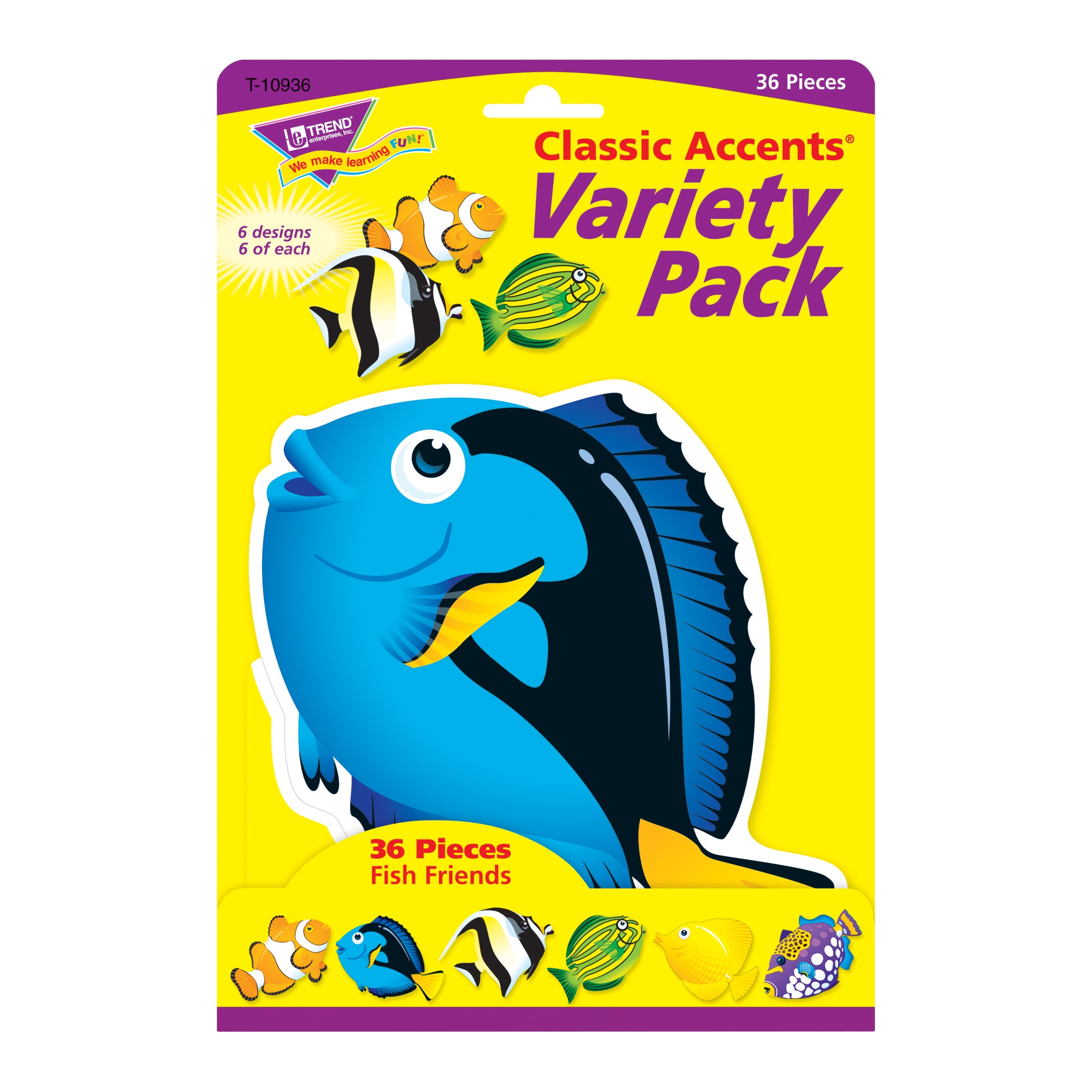 Fish Friends Classic Accents® Variety Pack, 36 ct