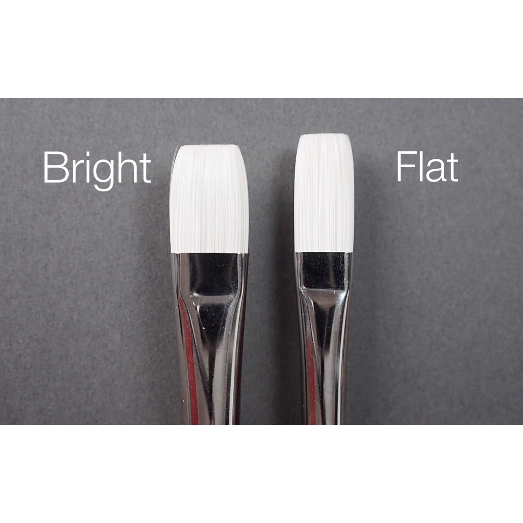 Bristlon Short Handle Brights Brushes, Set of 4