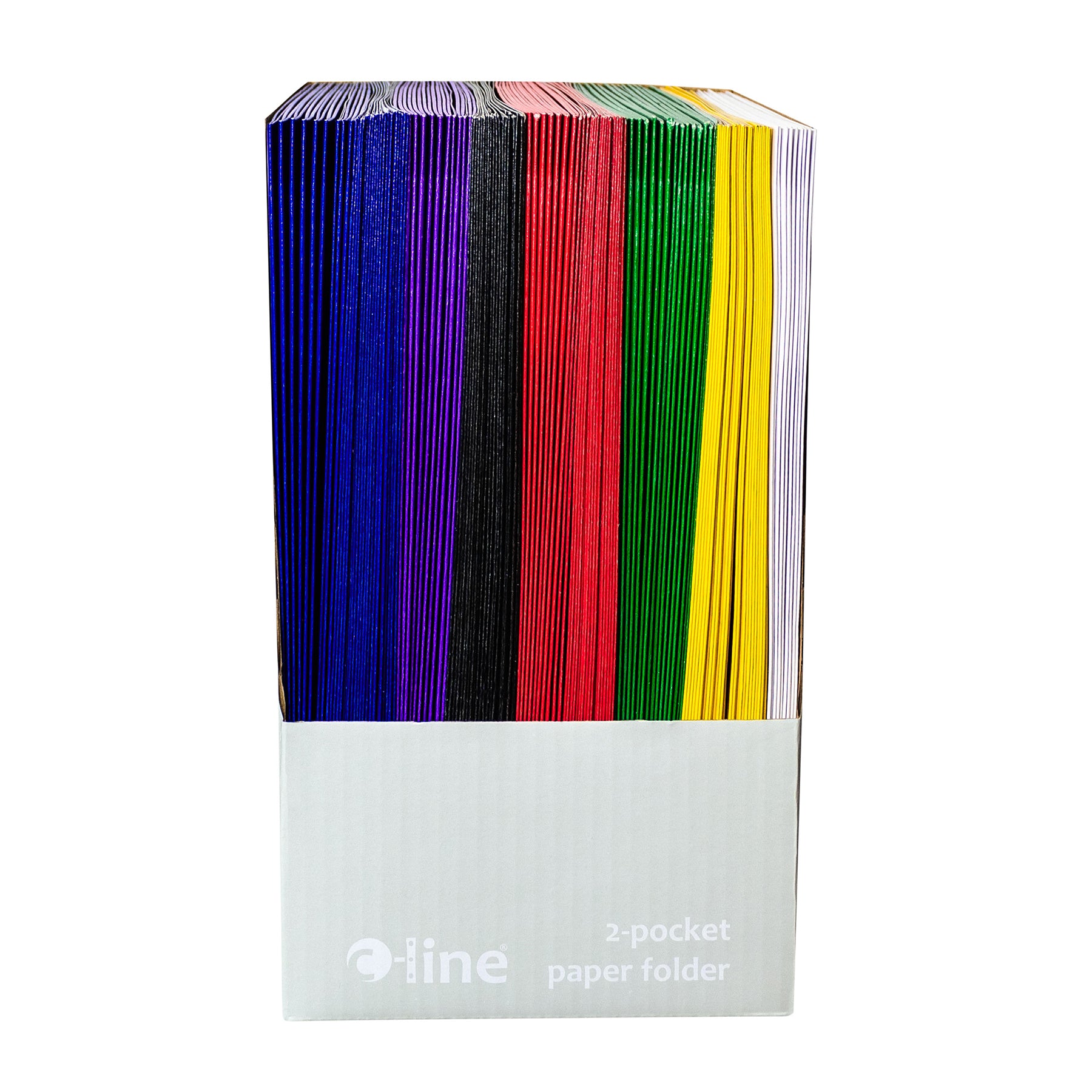 Paper Portfolio Without Prongs, Assorted, 1 Each