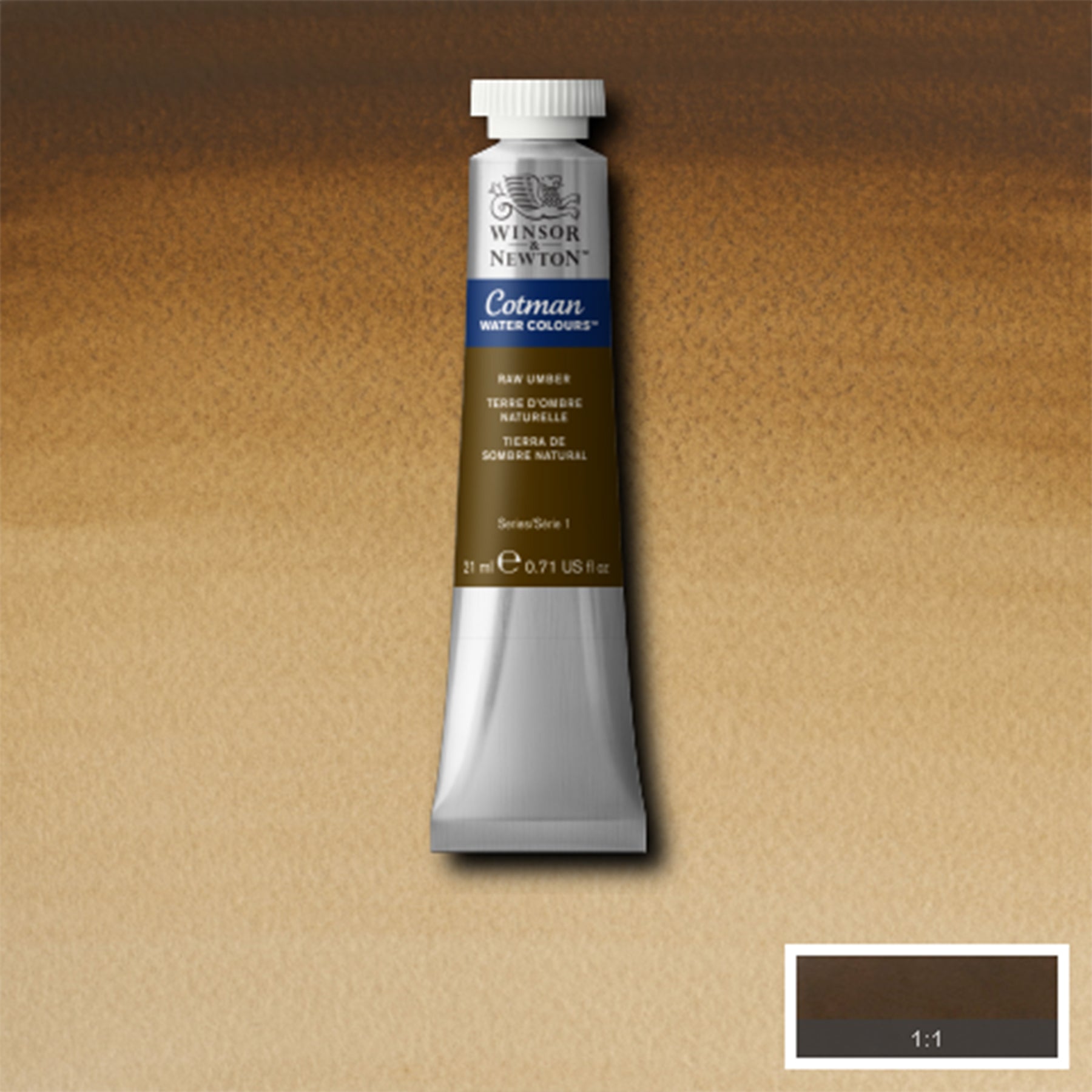 CWC 21ml tube - Raw Umber