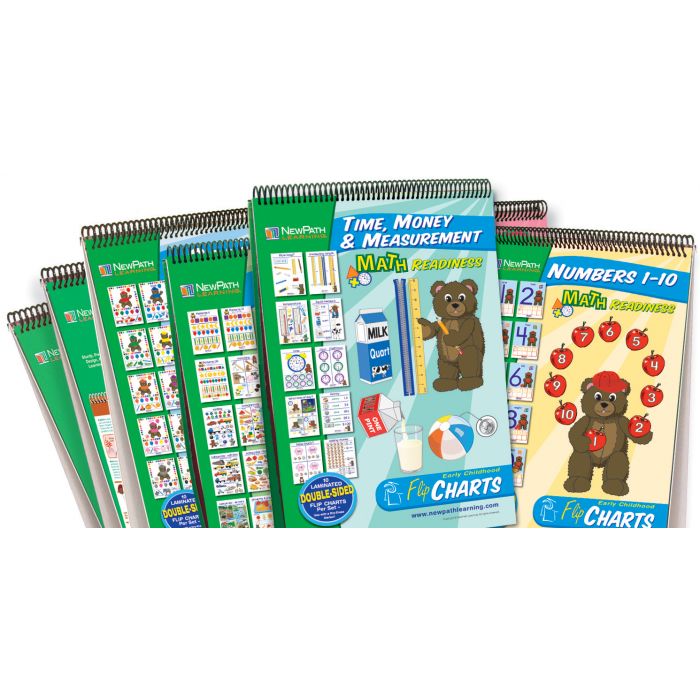 Early Childhood Math Readiness Flip Chart Set - Set of 7 - English Edition