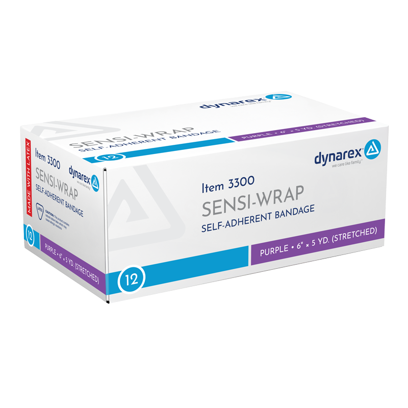 Sensi Wrap, Self-Adherent, 6" x 5 yd Purple - 12 pcs per Case