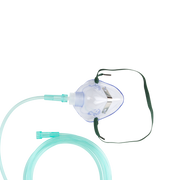O2 Medium-Concentration Standard Mask, Standard Connection, with 7' (2.1m) Tubing, Pediatric, 50 Quantity per Case