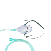 O2 Medium-Concentration Standard Mask, Universal Connection, with 7' (2.1m) Tubing, Pediatric, 50 Quantity per Case