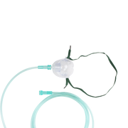 O2 Medium-Concentration Standard Mask, Standard Connection, with 7' (2.1m) Tubing, Infant, 50 Quantity per Case