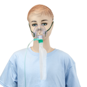 O2 High-Concentration Standard Mask with 7' (2.1m) Tubing, Pediatric, 50 Quantity per Case