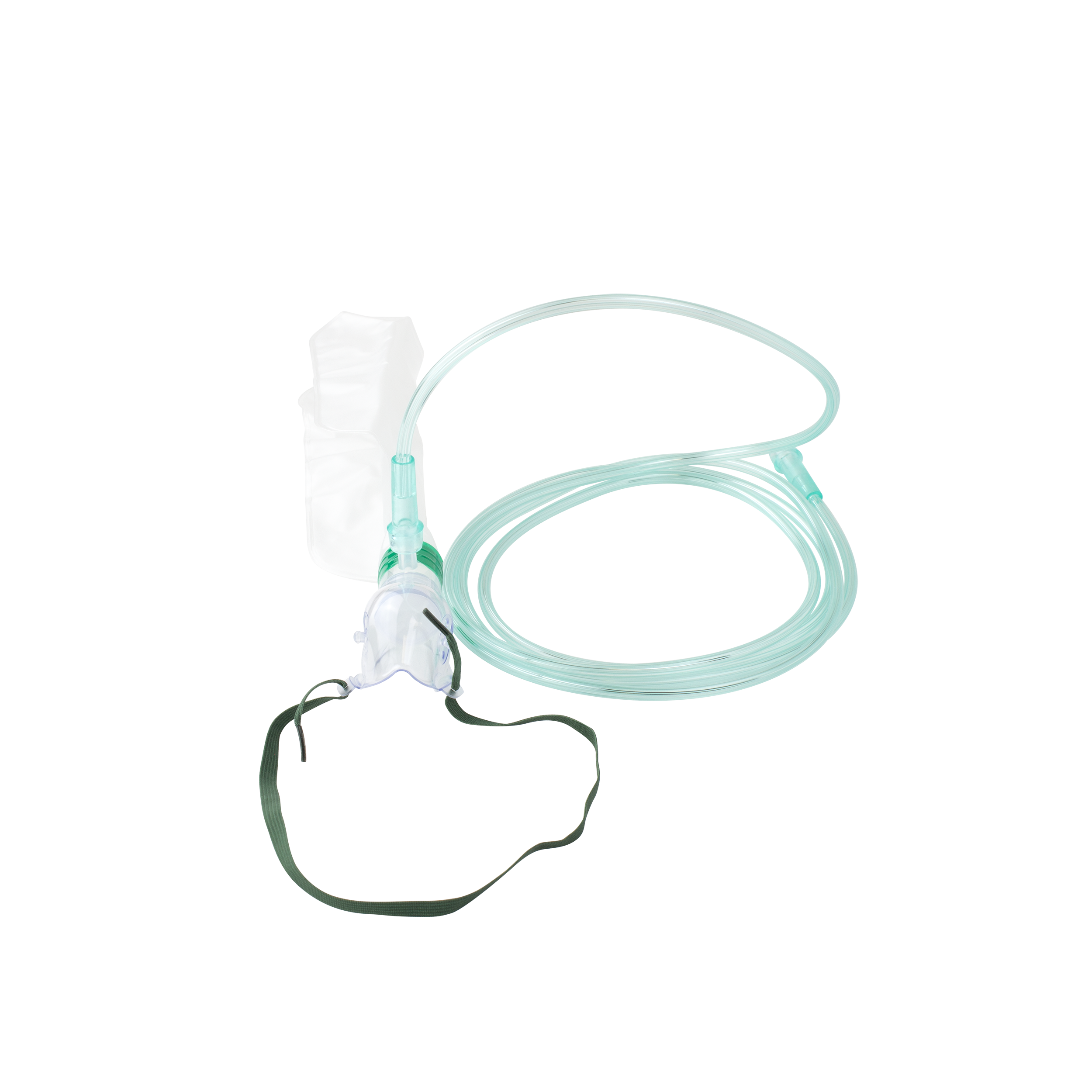 O2 High-Concentration Standard Mask with 7' (2.1m) Tubing, Infant, 50 Quantity per Case