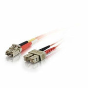 C2G 6m LC-SC 50/125 OM2 Duplex Multimode PVC Fiber Optic Cable - Orange - Patch Cable - 19.7 Ft - Orange