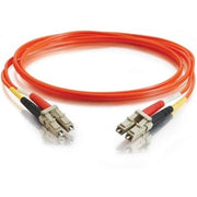 C2G/Cables to Go 33029 LC-LC 50/125 OM2 Duplex Multimode PVC Fiber Optic Cable, Orange (3 Meter)