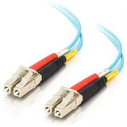 C2G 5m LC-LC 10Gb 50/125 Duplex Multimode OM3 Fiber Cable - Aqua - 16ft - Patch Cable - LC Multi-mode (M) to LC Mult - 33048