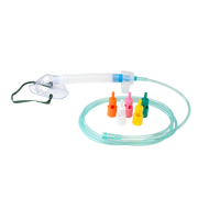 Venturi Select A Vent Elongated Mask with 7 Dilutors 7' (2.1m) Tubing, Pediatric, 50 Quantity per Case