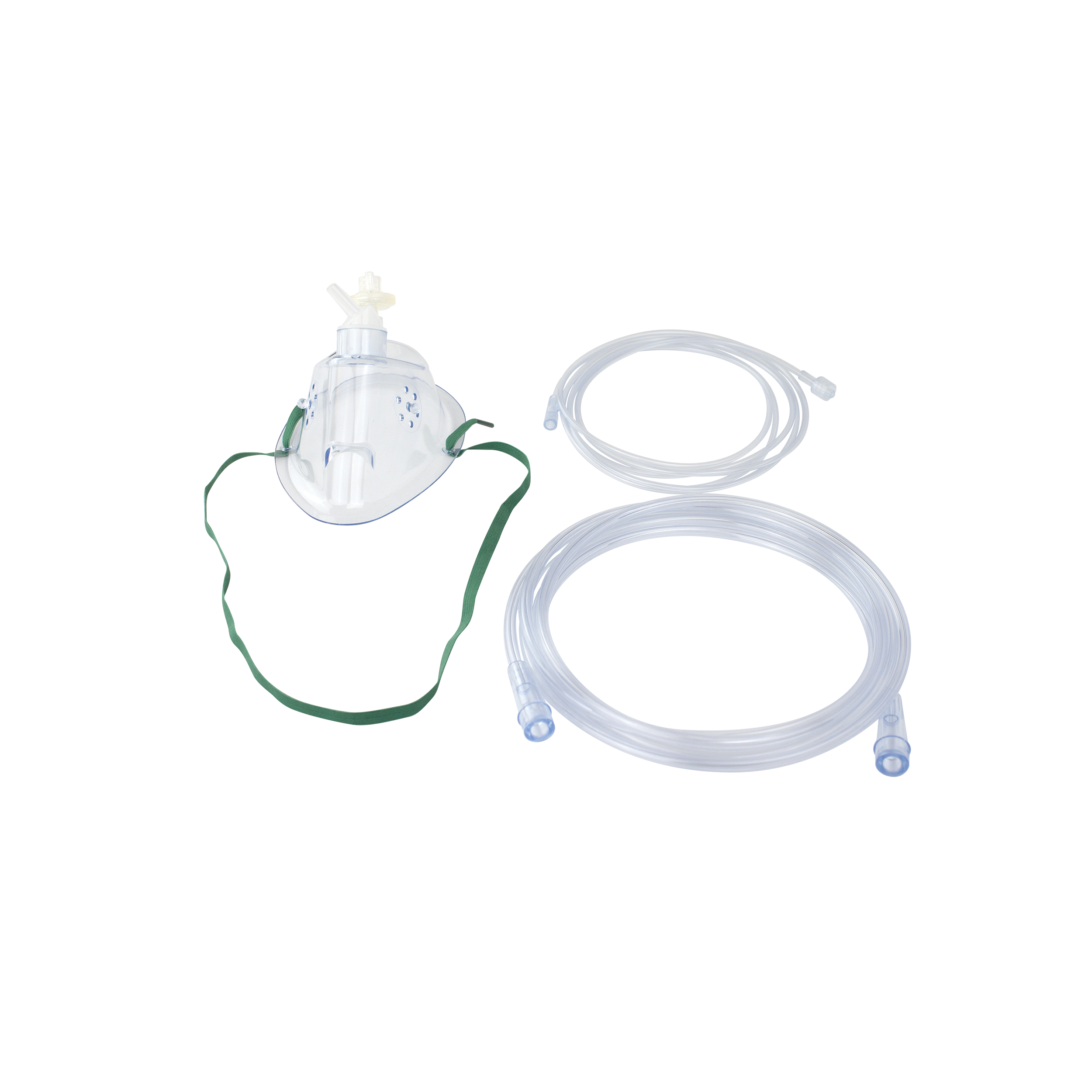 EtCO2 Elongated Mask with CO2 7' (2.1m) Sampling Line, Pediatric Mask Set, Male/Male Connection Type, 25 Quantity per Case