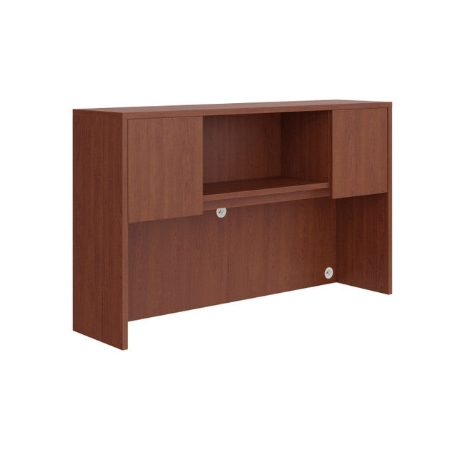 OfficeSource Laminate Open Hutch - 66"W - Cherry